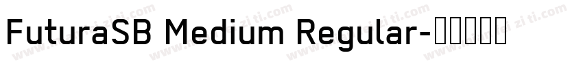 FuturaSB Medium Regular字体转换